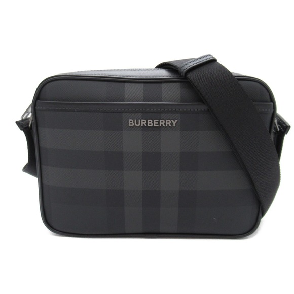 Burberry Canvas Bag Muswell Gray Crossbody - Picture 2 of 9